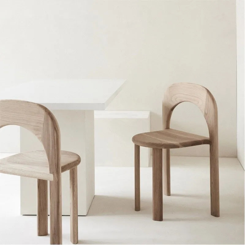 ScandiWood Solid Dining Chair